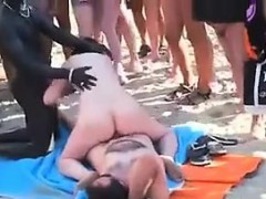 Horny People Fucking Out At The Beach