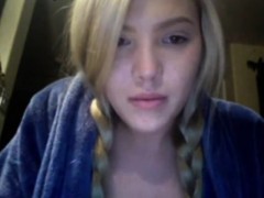 Hot Blonde Teen On Webcam