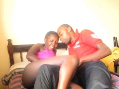 Black couple from Kenya hardcore sex in hotel