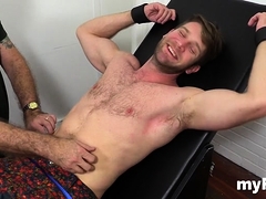 Nude gays in unfathomable foot fetish irrumation play on cam