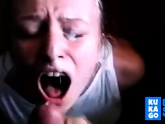 She orgasms while getting a facial!