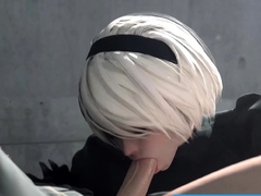 3D Sex Cool Collection of Busty 2B from NieR Automata