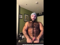 Hairy Lumberjack Shows Off his Cock ( No Cum )