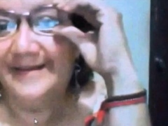 Ecuadorian Granny Watching My Cock