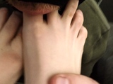 Foot fetish Close up feet and toes tease