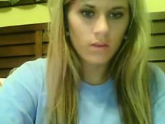 Cute Web Cam Girl Playing With Her Tits